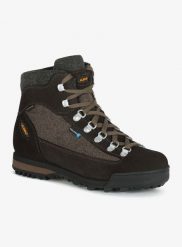 Buty trekkingowe damskie AKU Ultra Light Warm GTX. Brązowe trekkingi Aku, bez wzorów, z gore-texu, przed kolano, bez zapięcia, trekkingowe, gore-tex. Za 791.99 zł.