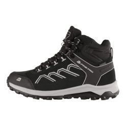 Buty turystyczne za kostkę Alpine Pro Wuteve. Szare buty trekkingowe Alpine Pro, przed kolano, bez zapięcia. Za 349.00 zł.