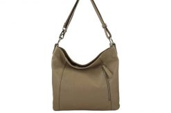 Worek skórzany BARBERINI'S beżowy 861-2. Brązowe shopper bag Barberinis, bez wzorów, ze skóry, biznesowe, na ramię, duże, bez dodatków. Za 239.99 zł.