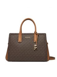 MICHAEL Michael Kors Torebka Laila 30R5G9IS6B Brązowy. Brązowe torebki klasyczne MICHAEL Michael Kors, bez wzorów, z materiału, bez dodatków. Za 799.99 zł.