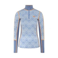 Damski sweter 1/2 zip Kari Traa Anna. Niebieskie swetry Kari Traa, na zimę, xl, bez wzorów, z dzianiny, bez ramiączek. Za 513.00 zł.