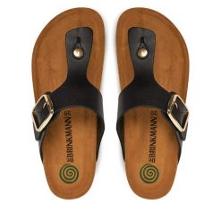 Japonki Dr. Brinkmann. Czarne japonki Dr. Brinkmann, bez wzorów. Za 299.99 zł.