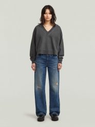 G-Star Bluza w kolorze szarym rozmiar: XL. Szare bluzy bez kaptura G-Star, xl, bez wzorów, z bawełny, bez kaptura. Za 224.95 zł.