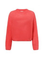 Marie Lund Sweter z dzianiny Kobiety Wełna różowy, XL/XXL. Czerwone swetry Marie Lund, xl, bez wzorów, z dzianiny, eleganckie, bez ramiączek. Za 299.95 zł.