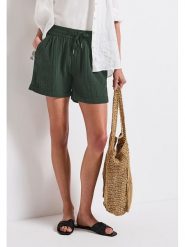 Street One Szorty w kolorze zielonym rozmiar: 40. Zielone szorty Street One, bez wzorów, z bawełny, street. Za 91.77 zł.