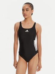 Adidas Strój kąpielowy 3-Stripes JN8119 Czarny Slim Fit. Czarne stroje jednoczęściowe adidas, bez wzorów, z syntetyku, sportowe. Za 149.99 zł.