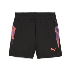 Młodzieżowe szorty piłkarskie IndividualCUP PUMA Black. Czarna szorty Puma, bez wzorów, klasyczne. W wyprzedaży za 104.00 zł.
