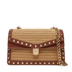 Torebka Steve Madden. Brązowe kopertówki Steve Madden, bez wzorów, wizytowe, bez dodatków. Za 319.99 zł.