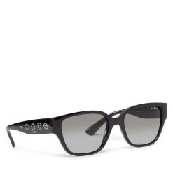 Okulary przeciwsłoneczne Vogue. Czarne okulary przeciwsłoneczne Vogue, bez wzorów. Za 449.99 zł.