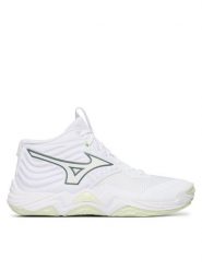 Mizuno Buty halowe Wave Momentum Elite Mid V1GC2517 Biały. Białe buty treningowe Mizuno, bez wzorów, bez zapięcia. Za 729.99 zł.