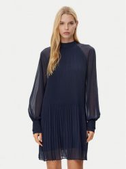 BOSS Sukienka codzienna Dolumi 50531542 Granatowy Regular Fit. Niebieskie sukienki Boss, na co dzień, bez wzorów, z syntetyku, bez kołnierzyka, bez ramiączek, proste. Za 839.99 zł.