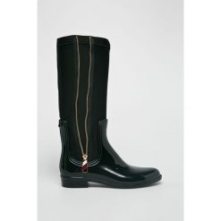 Tommy Hilfiger - Kalosze. Szare kalosze Tommy Hilfiger, z gumy. Za 499.90 zł.