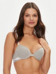 Calvin Klein Underwear Biustonosz z fiszbiną 000QF7936E Szary. Szare biustonosze Calvin Klein Underwear, bez wzorów, z bawełny. Za 129.99 zł.
