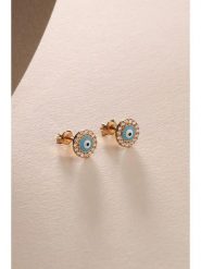 Lodie Silver Pozłacane kolczyki-wkrętki z cyrkoniami rozmiar: onesize. Szare kolczyki Lodie Silver, z cyrkonią, pozłacane. Za 43.99 zł.