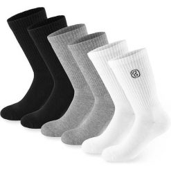 BRUBAKER skarpety sportowe 6 par unisex oddychające retro - Mix kolorów. Białe skarpetki X2, bez wzorów. Za 122.99 zł.