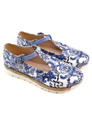 Goby Skórzane baleriny w kolorze niebieskim rozmiar: 37. Niebieskie baleriny Goby, bez wzorów, bez obcasa, bez zapięcia. Za 217.99 zł.