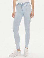 Tommy Hilfiger Jeansy Harlem WW0WW41311 Błękitny Skinny Fit. Niebieskie jeansy Tommy Hilfiger, bez wzorów, z bawełny. Za 379.99 zł.