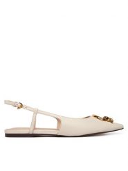 Coccinelle Baleriny C-Me E4 SB3 21 02 01 Biały. Białe baleriny Coccinelle, bez wzorów, ze skóry, bez obcasa, bez zapięcia. Za 849.99 zł.