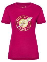 Super.natural Koszulka funkcyjna "Rocket 140" w kolorze różowym rozmiar: M. Różowe t-shirty sportowe super.natural, m, bez wzorów, z wełny, bez ramiączek, outdoorowe. Za 152.99 zł.