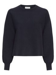 MOSS COPENHAGEN Sweter "Thami" w kolorze czarnym rozmiar: M/L. Czarne swetry Moss Copenhagen, l, bez wzorów, bez ramiączek. Za 227.31 zł.