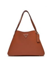 Guess Torebka HWVG95 07220 Brązowy. Brązowe torebki klasyczne Guess, z aplikacjami, ze skóry, bez dodatków. Za 339.99 zł.