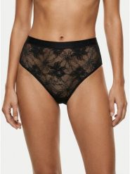 Tommy Hilfiger Figi klasyczne z wysokim stanem UW0UW06269 Czarny. Czarne figi Tommy Hilfiger, bez wzorów, z syntetyku, z podwyższonym stanem. Za 149.99 zł.