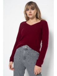 Perfect Cashmere Kaszmirowy sweter "Shannon" w kolorze bordowym rozmiar: M. Czerwone swetry Perfect Cashmere, m, bez wzorów, z kaszmiru, bez ramiączek. Za 362.95 zł.