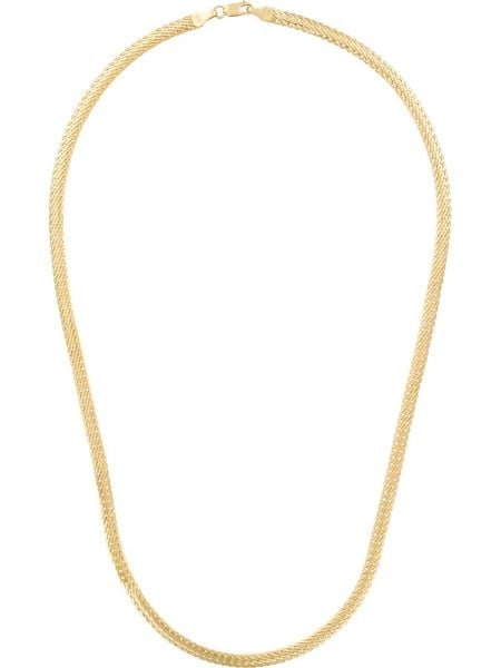 DIAMANTA Złoty naszyjnik - dł. 42 cm rozmiar: onesize. Żółte naszyjniki DIAMANTA, z materiału, złote. Za 2,059.74 zł.