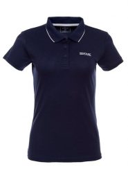 Regatta Funkcyjna koszulka polo "Maverick V" w kolorze granatowym rozmiar: 42. Niebieskie t-shirty sportowe Regatta, bez wzorów, z materiału, bez ramiączek, outdoorowe. Za 41.95 zł.