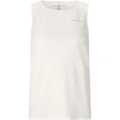 Damski tank top techniczny Endurance Waane. Białe topy Endurance, bez wzorów, sportowe, bez kołnierzyka, bez ramiączek. Za 197.50 zł.
