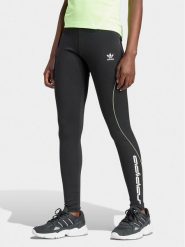 Adidas Legginsy Graphic IT9700 Czarny Slim Fit. Czarne legginsy adidas, bez wzorów, z syntetyku. Za 169.99 zł.