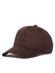 Armani Exchange Czapka z daszkiem XW001179 AF14711 U6032 Brązowy. Brązowe czapki z daszkiem Armani Exchange, bez wzorów, z bawełny. Za 289.99 zł.