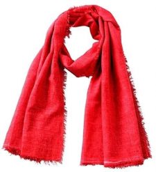 Czerwony szalik James & Nicholson Gipsy Spray Chili. Czerwone szaliki i kominy Erima, na jesień, bez wzorów, z bawełny, eleganckie. Za 106.99 zł.