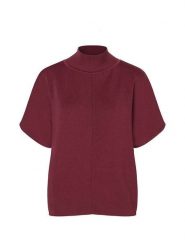 More & More Sweter w kolorze bordowym rozmiar: 38. Czerwone swetry More & More, bez wzorów, bez ramiączek. Za 144.95 zł.