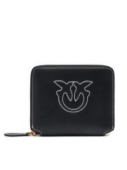 PINKO Duży Portfel Damski Taylor Zip Around PE 25 PCPL 100249 A2AN Czarny. Czarne portfele Pinko, bez wzorów, ze skóry. Za 509.99 zł.