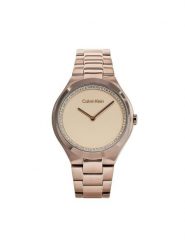 Calvin Klein Zegarek Admire 25200368 Złoty. Żółte, analogowe zegarki Calvin Klein, złote. Za 699.99 zł.