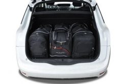 Torby Do Bagażnika Citroen C4 Picasso 2013-2018 4Szt Kjust. Czarne torby podróżne KJUST, bez wzorów, z kauczuku. Za 1,233.00 zł.