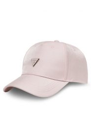 Guess Czapka z daszkiem AW5283 COT01 Różowy. Czerwone czapki z daszkiem Guess, z aplikacjami, z bawełny. Za 159.99 zł.