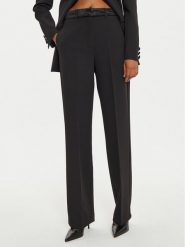 ViCOLO Spodnie materiałowe TS0316 Czarny Regular Fit. Czarne spodnie materiałowe ViCOLO, bez wzorów, z bawełny. Za 249.99 zł.