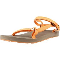 Sandały TEVA W ORIGINAL UNIVERSAL SLIM Pomarańczowy. Brązowe sandały Teva, bez wzorów, z tkaniny, bez obcasa, bez zapięcia. Za 256.99 zł.