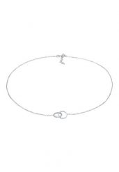 Elli Damski Choker Koło Minimalny Trend Basic w srebrze próby 925 Sterling Silver Naszyjniki 1 ct. Szare naszyjniki Elli, z materiału, srebrne. Za 293.99 zł.