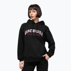 Bluza damska Pitbull Tatto Hooded. Czarne bluzy z kapturem PITBULL, m, bez wzorów, z bawełny, bez kaptura, trekkingowe. Za 229.99 zł.