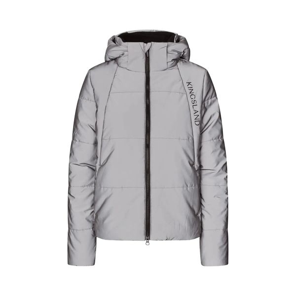 Damska kurtka puchowa Kingsland Aurora. Szare kurtki KINGSLAND, l, bez wzorów, z puchu, eleganckie, bez kaptura. Za 745.50 zł.