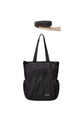 Torba turystyczna Oxygen 2 In 1 Folding Tote CNK2450XB025. Czarne torby na laptopa NATUREHIKE, bez wzorów, z poliamidu, na ramię. Za 199.99 zł.