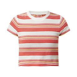 Koszulka sportowa damska Superdry Vintage Crop. Białe t-shirty sportowe Superdry, l, bez wzorów, z bawełny, bez ramiączek. Za 80.00 zł.