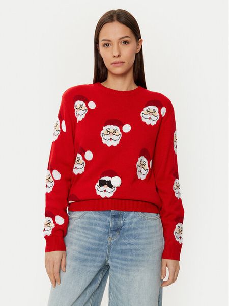 Ysabel Mora Sweter 70028 Czerwony Regular Fit. Czerwone swetry ysabel mora, l, bez wzorów, z syntetyku, bez ramiączek. Za 159.99 zł.