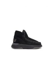 Mou Śniegowce Eskimo Jogger Glitter FW421001A Czarny. Czarne śniegowce Mou, bez wzorów, ze skóry, bez zapięcia. Za 1,199.00 zł.