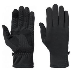 Rękawiczki trekkingowe Jack Wolfskin Allrounder. Czarne rękawiczki Jack Wolfskin, bez wzorów, sportowe. Za 169.99 zł.