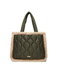 Barbour Torebka Marnie Quilt Tote Bag LBA0482OL71 Khaki. Brązowe torebki klasyczne Barbour, bez wzorów, z materiału, bez dodatków. Za 549.99 zł.