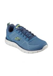Buty Sneakers Track Sneaker - Leshur. Białe spodnie materiałowe Skechers, bez wzorów, z materiału, sportowe. Za 268.99 zł.